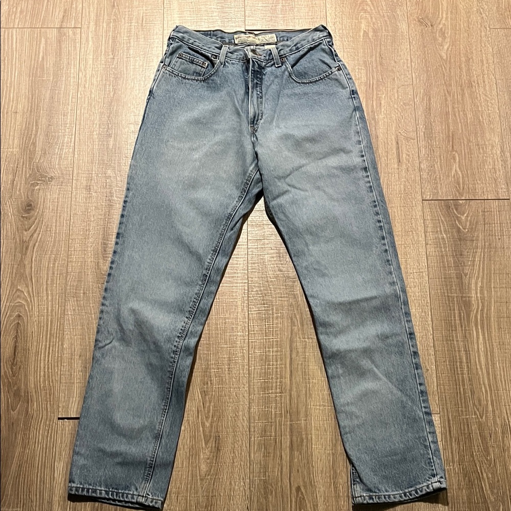 Vintage Abercrombie & Fitch Light Blue Straight Men's Jeans 90s/00s Size 31x32